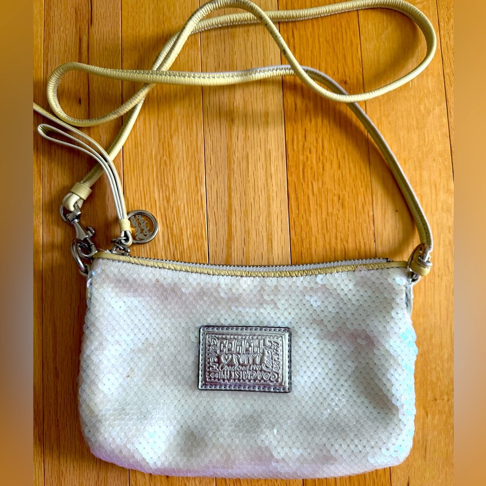 Coach Poppy Sequin Crossbody Bag